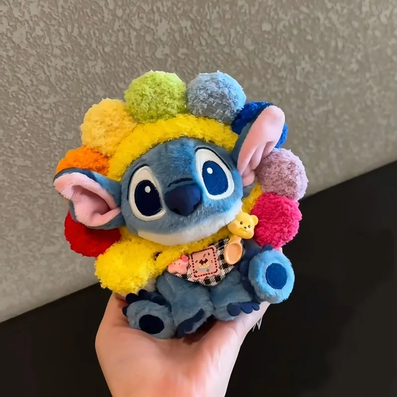 Stitch พวงกุญแจหลายสไตล์ของเล่นตุ๊กตาจี้ตุ๊กตากระเป๋าเป้สะพายหลังจี้ตกแต่งตุ๊กตา Plush เด็กของขวัญวันเกิดฮาโลวีน