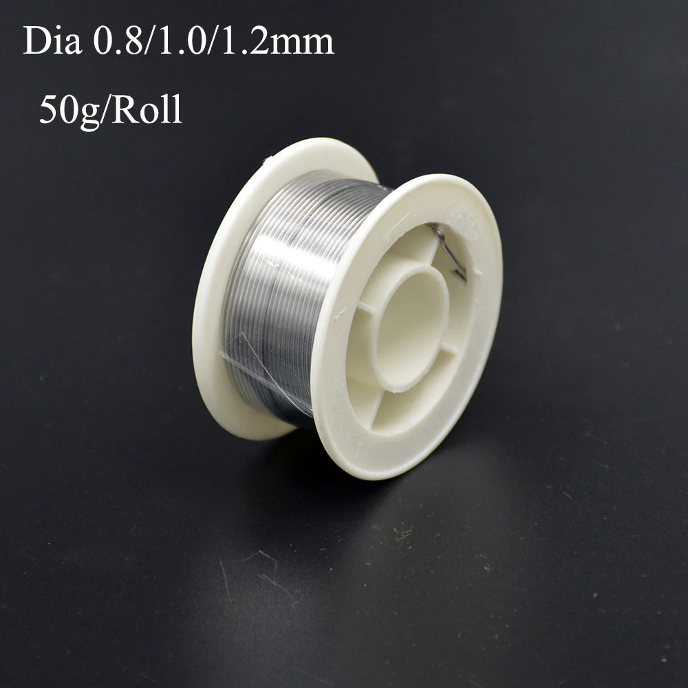 8g 50g Per Roll High Purity Soldering Wire Dia 0.6/0.8/1/1.2mm Mixed Tin Rosin Core Solder Welding Wire For Electrical Soldering