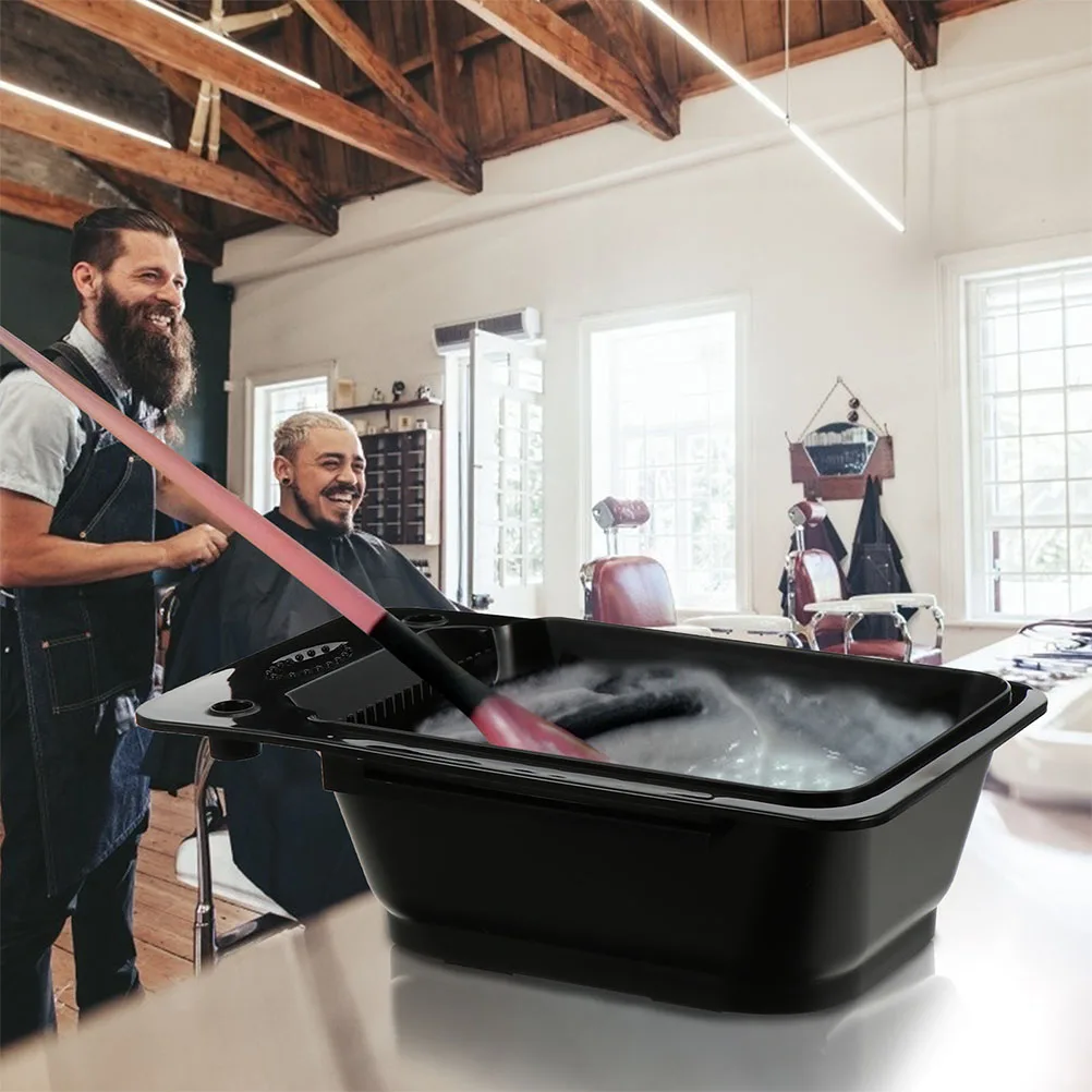 

Hair Dye Mixing Bowl Salon Black Reusable Sturdy Non Deform Storage Bowl For Hair Coloring