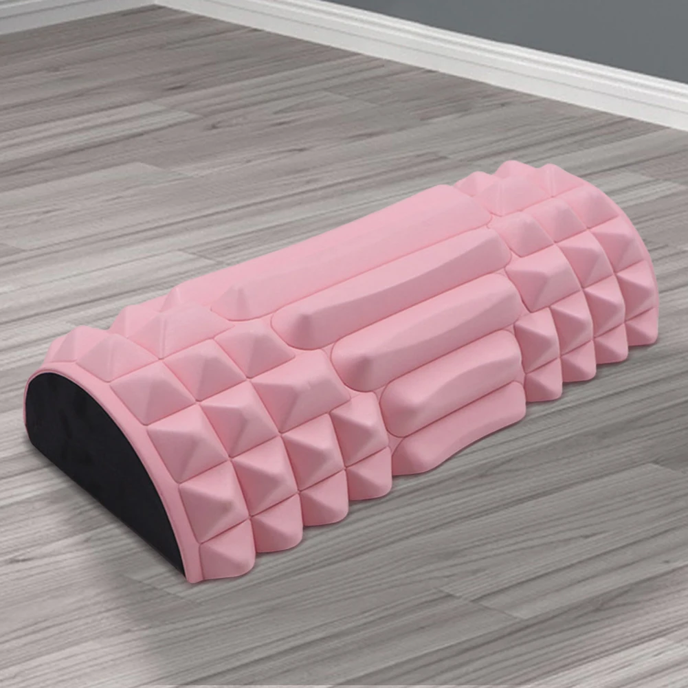 Foam Roller Massage Column Multi-Function EVA Massage Roller Non Slip Portable Muscle Roller Half Round for Bodybuilding