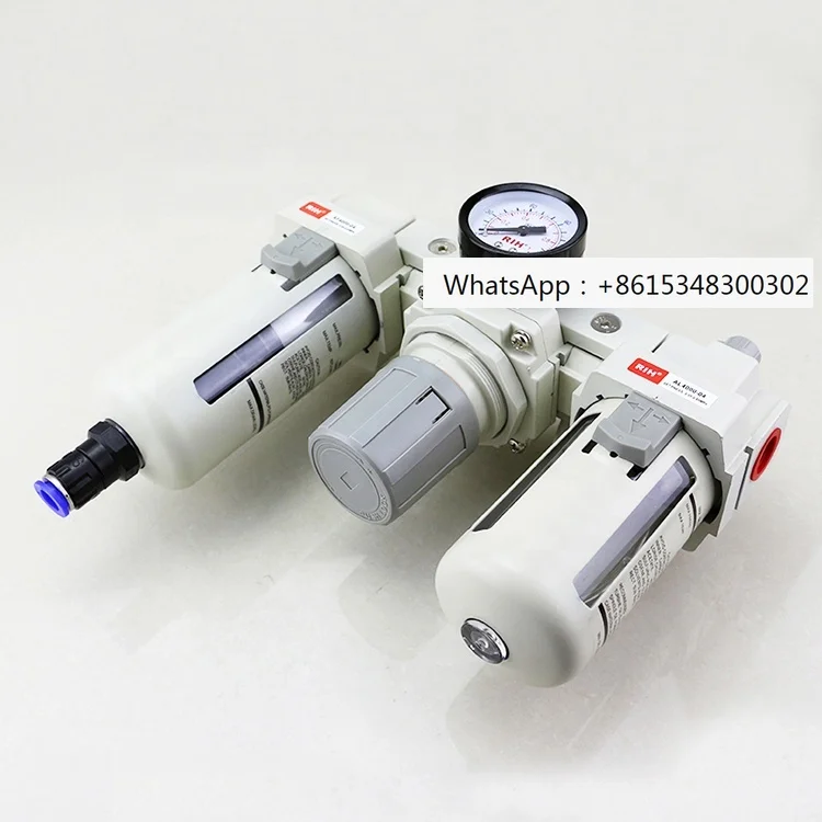 

AC4000-04D SMC automatic drain air pressure pneumatic filter regulator lubricator FRL unit,air source treatment three unit