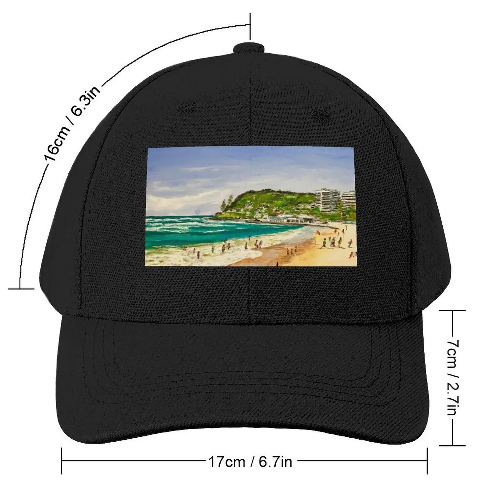 Burleigh Heads Summer Baseball Cap Ball Cap fishing hat Baseball Men Women's