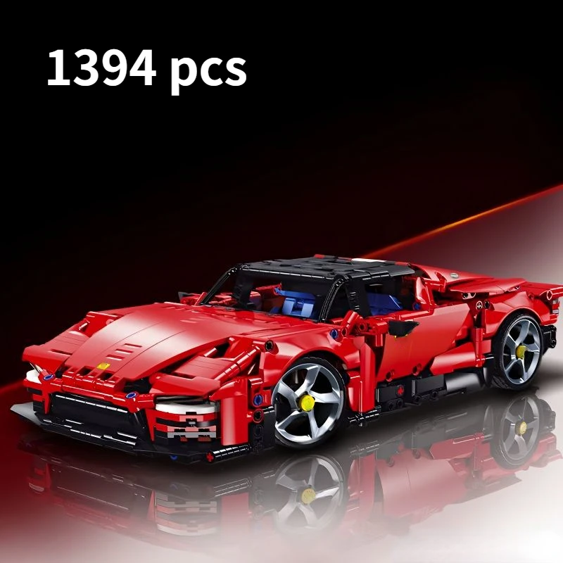 Building blocks Compatible with sp3488 Concept Sports Car Super Racing Building Blocks Brick model Overspeed car Children\'s gift