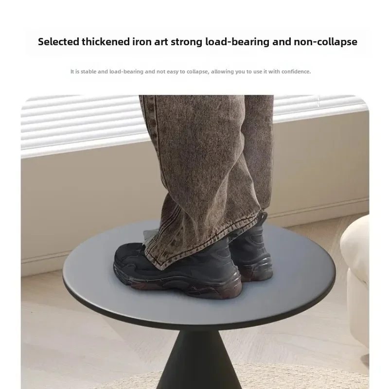 Round Coffee Table Home Living Room Side Table Small Sofa Sideboard Bedroom Hotel Corner Table Modern Living Room Decor