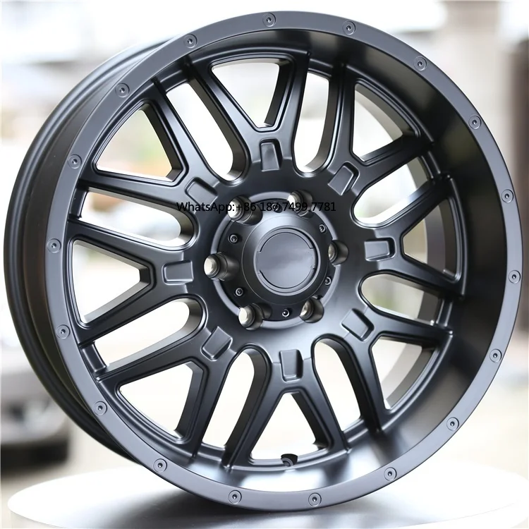 

17 18 20 22 Inch Black Off-Road Custom Wheels for Pickup SUVs Fit for Models Including .for .Hilux. TITAN"