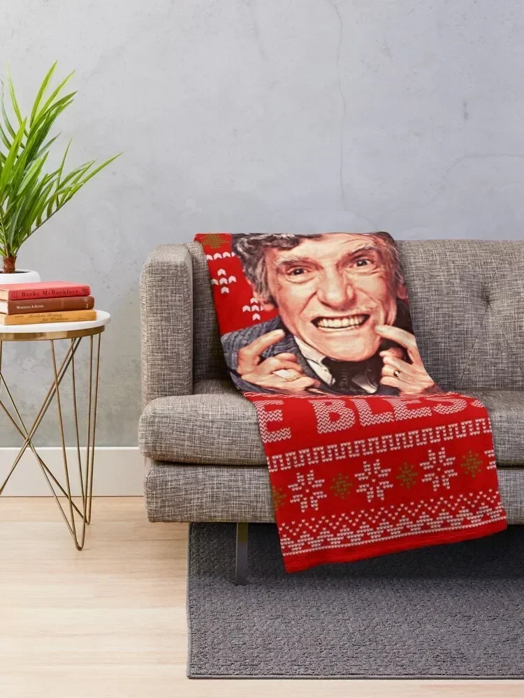 The Blessing Uncle Lewis Ugly Christmas Sweater Throw Blanket