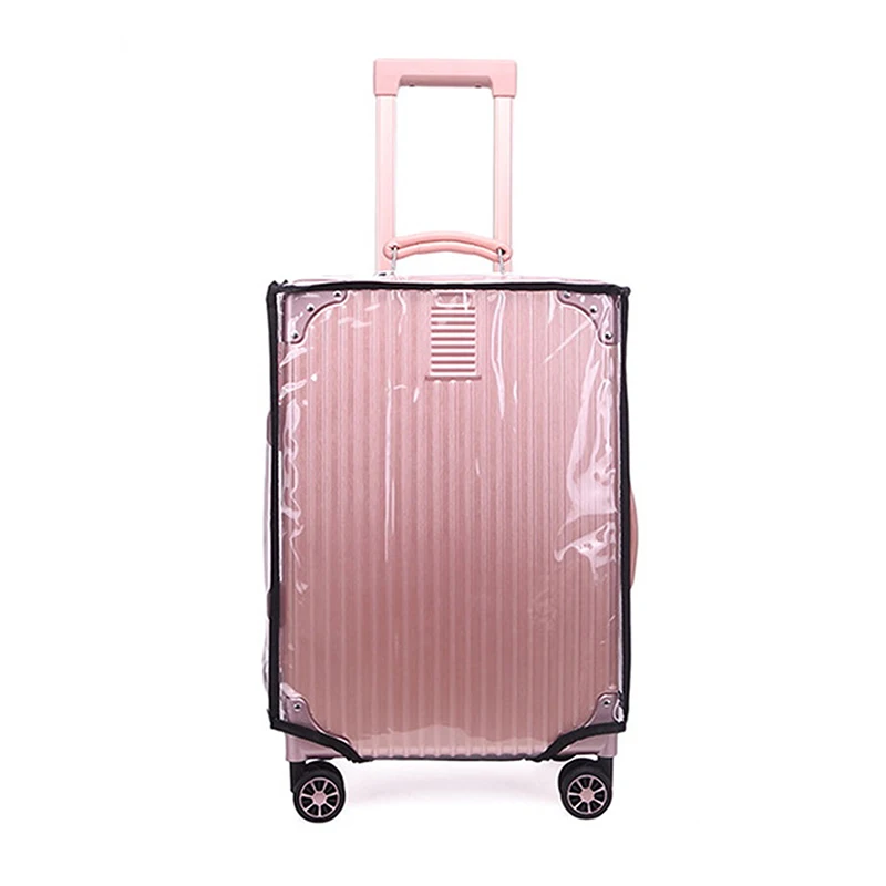 1PC Travel Accessory Transparent PVC Luggage Cover Waterproof Trolley Protective Cover Thicken Suitcase Dust Protector Cover