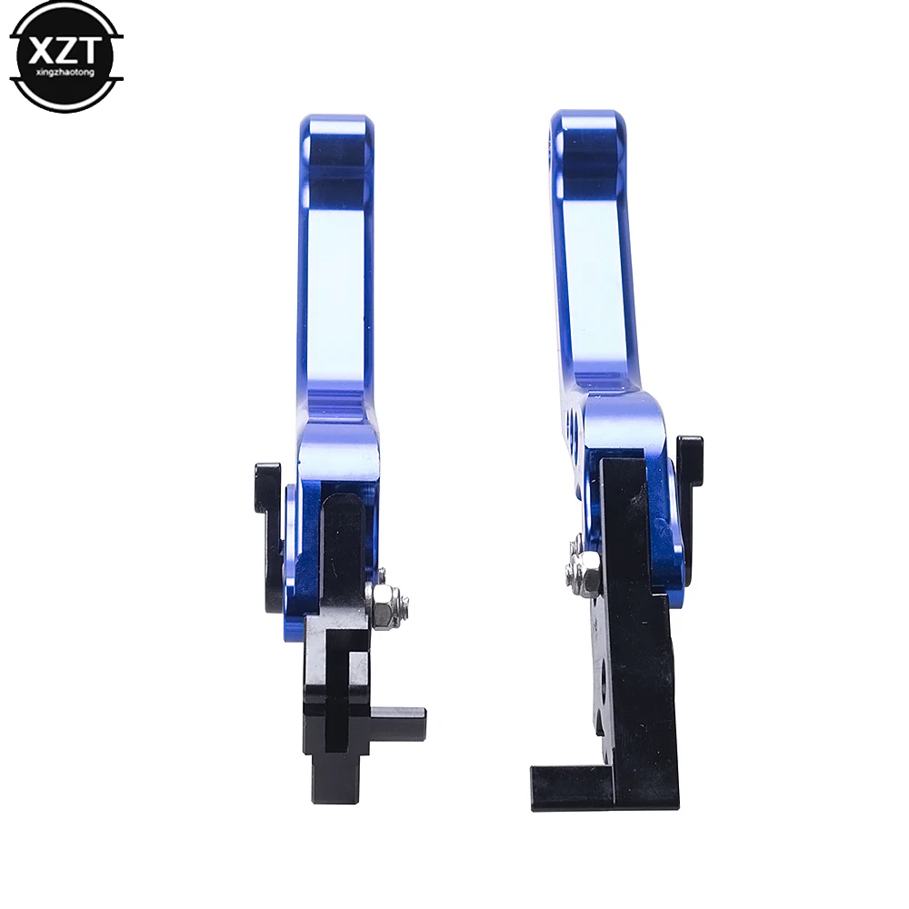 Universal 2 Pcs CNC Alloy Motorcycle Brake Handle Adjustable Size Moto Motorbike Modification Clutch Drum Brake Lever Handle Hot