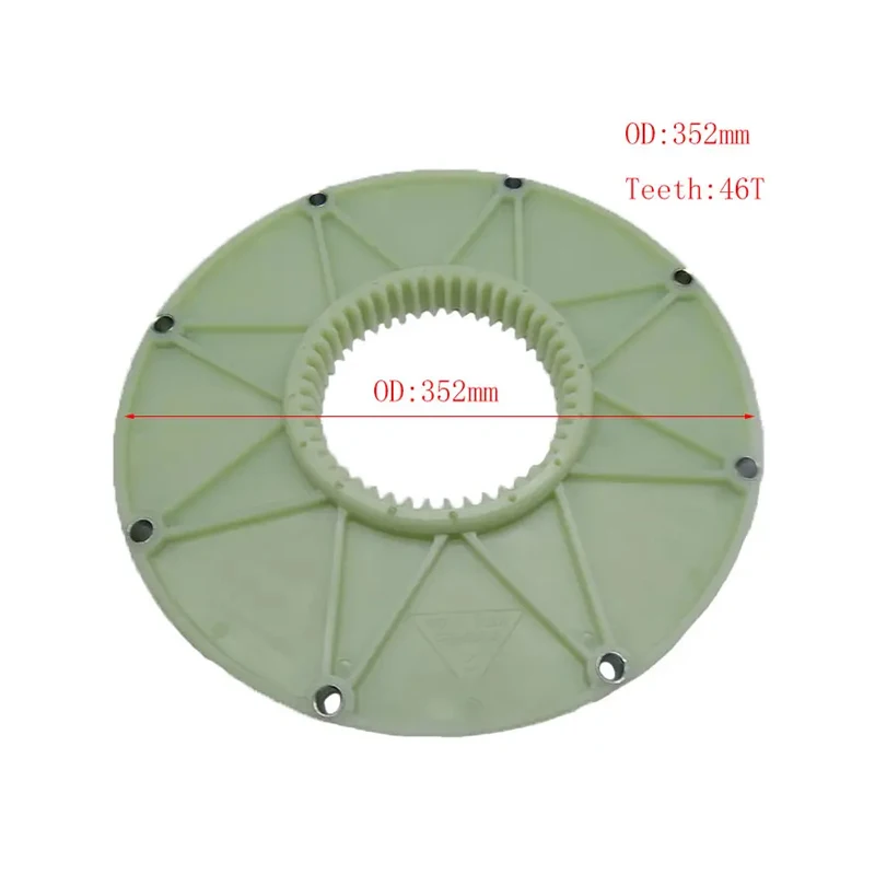 

Excavator Engineering Machinery Parts Coupling Flange Outer Diameter 352X46T