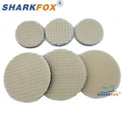 Sharkfox Wool Car Polishing Pads Woollen Buffing Pad Finish Polishing Disc Car Polish Buffing Pads 3