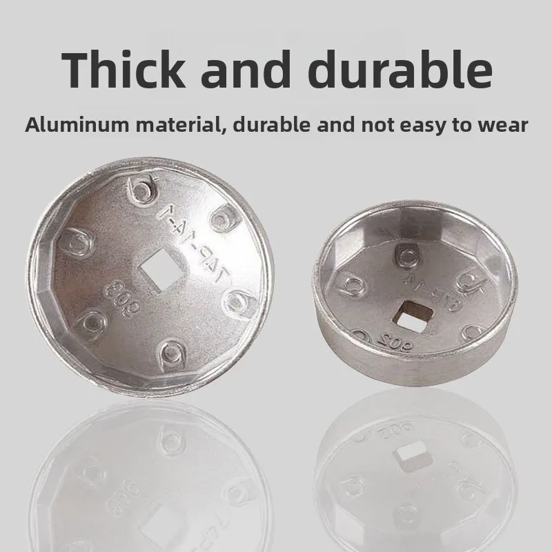 

74mm 14 Flute Oil Filter Wrench Socket Remover Tool for Benz Audi VW Toyota Porsche Mazda Car Engine Maintenance Aluminum Alloy