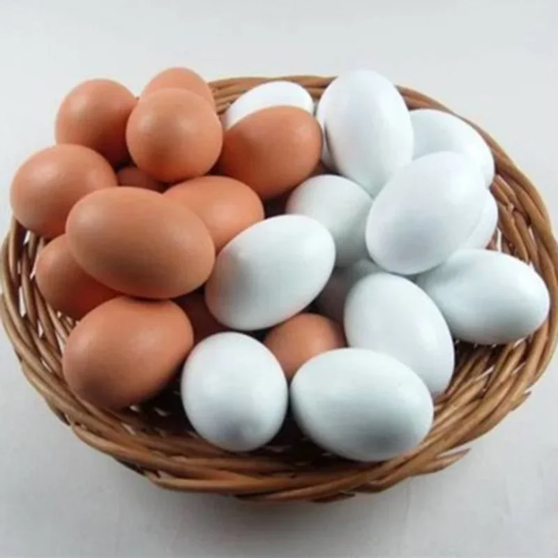 

5pcs Super Real Wooden Egg (60g/pc,Red/White Available) Magic Tricks Appear Vanish Egg Magia Stage Street Gimmick Illusion Funny