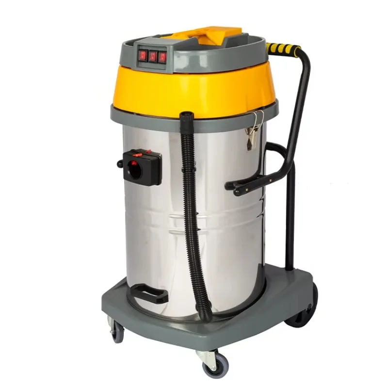 New  4500W Wet and Dry Vacuum Cleaner Heavy Power Large Capacity Filtration Cyclone Industrial Vacuum Cleaner with Wheel
