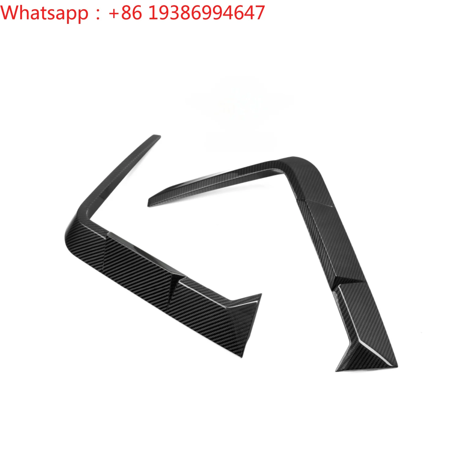 For High Quality SQ Style Prepreg Carbon Fiber Rear Bumper Inserts Rear Canards for BMW XM G09 2022-IN