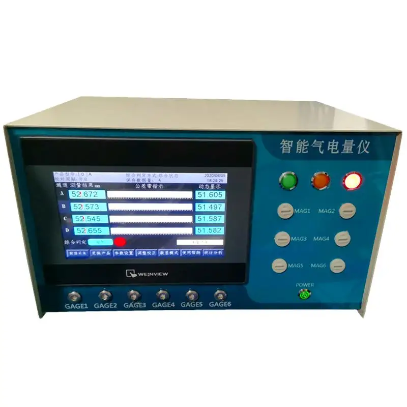 

Multi-channel Digital Display air Micrometer SPC Workstation Multi-section On-line Measurement air Gauge