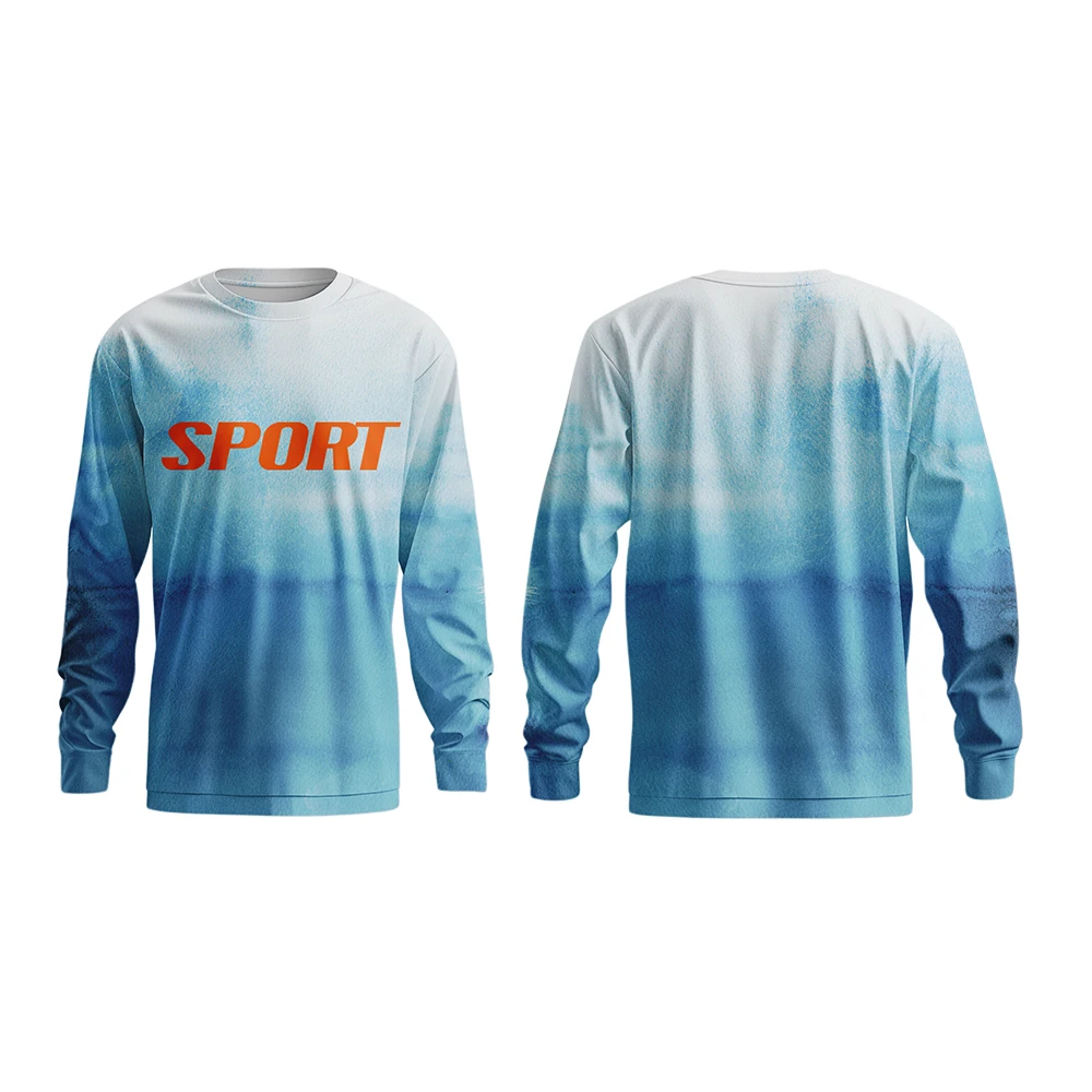 

Customizable Long Sleeve Jersey Fishing Shirt - Personalized Clothing for Men And Women