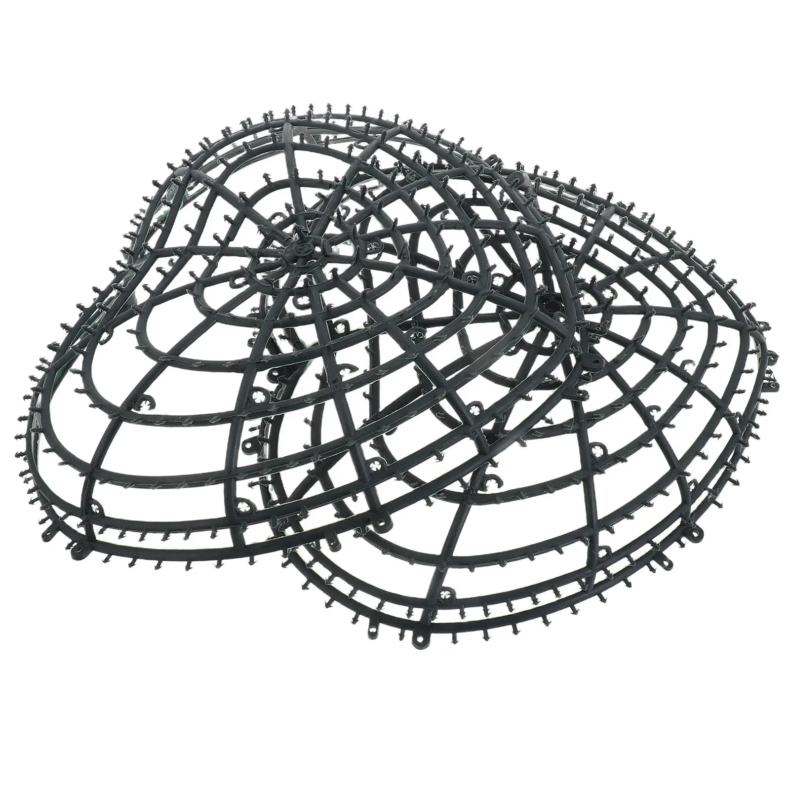 2 Piezas de Soporte de Plástico en Forma de Corazón para Bola de Topiario Floral Artificial, Decoración para Bodas y Fiestas, Inserto para Ramo