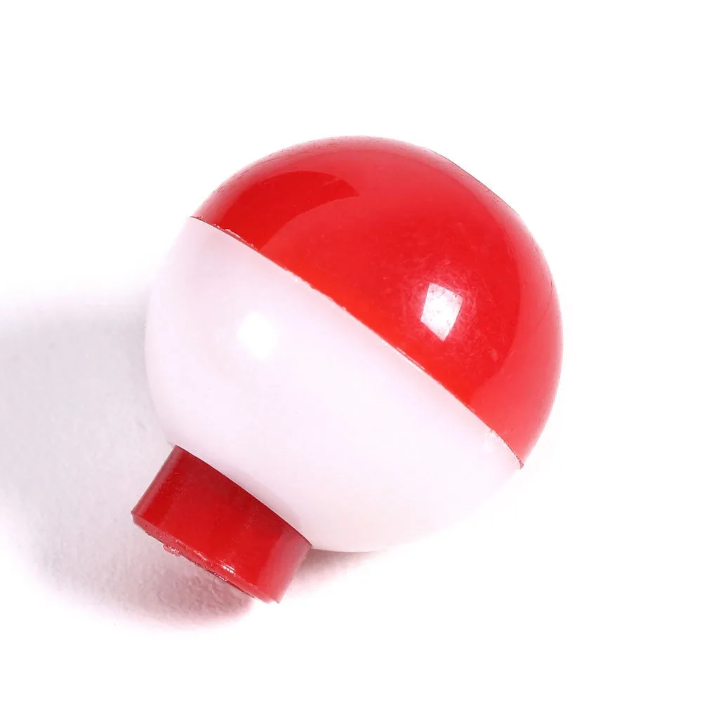 Hard Plastic Fishing Float Ball Round Buoy Float Ball Mini Fishing Bobber Floats Set Gadget Snap-On Fishing Floating Tool