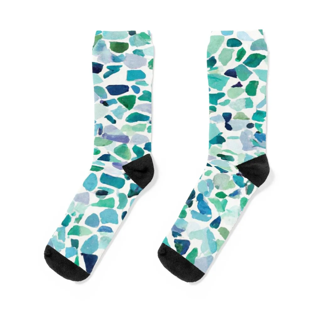 Sea Glass Print Socks