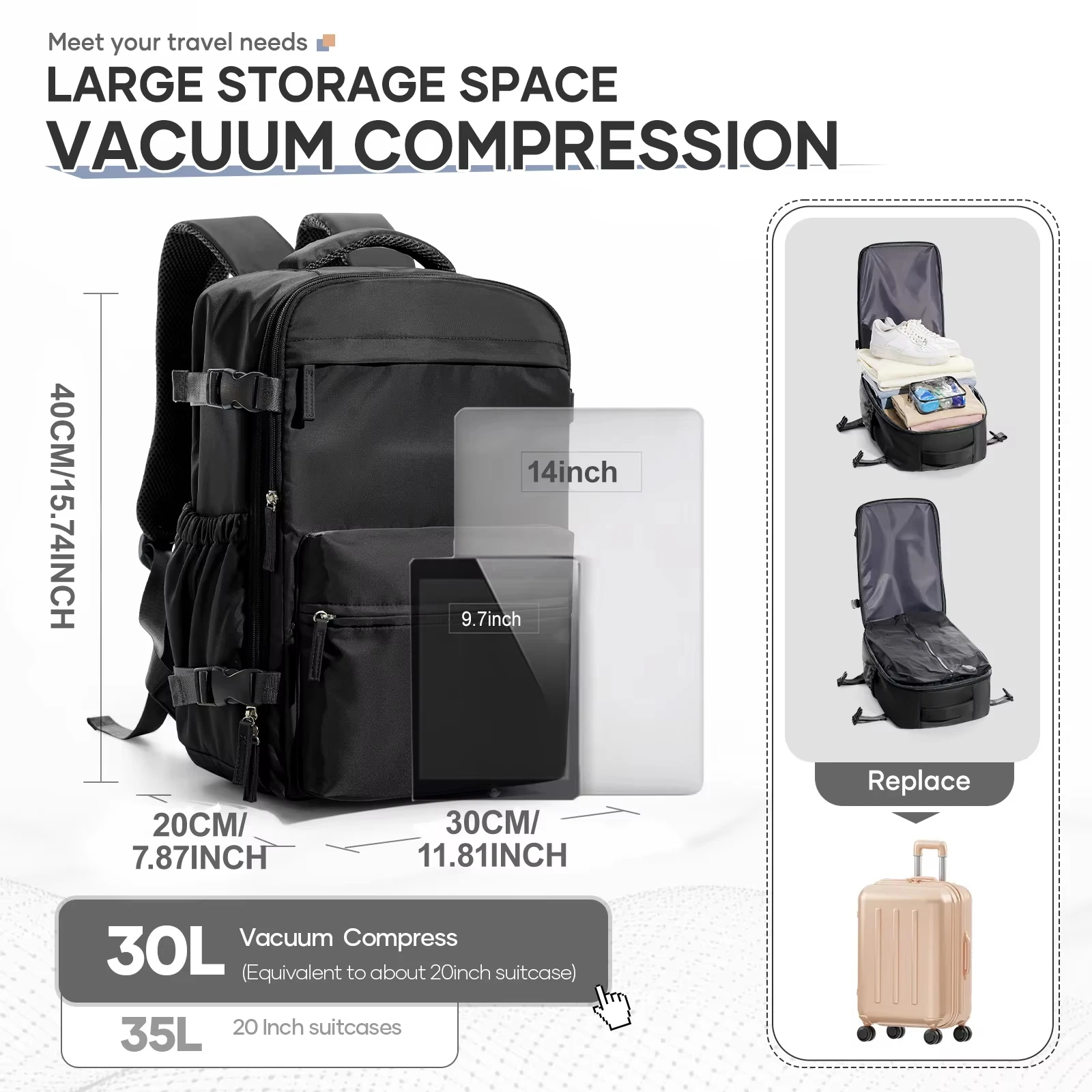 Thumbnail 2 - #56 Cabin Luggage Backpack Discount Picks
