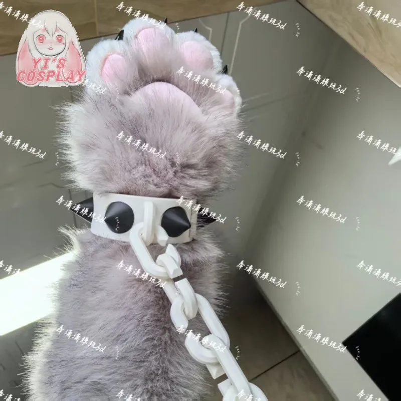 Yis تأثيري مخصصة Fursuit برشام سوار ل باو فروي Kigurumi تأثيري كيمونو اليدوية سماعات الوحش #1