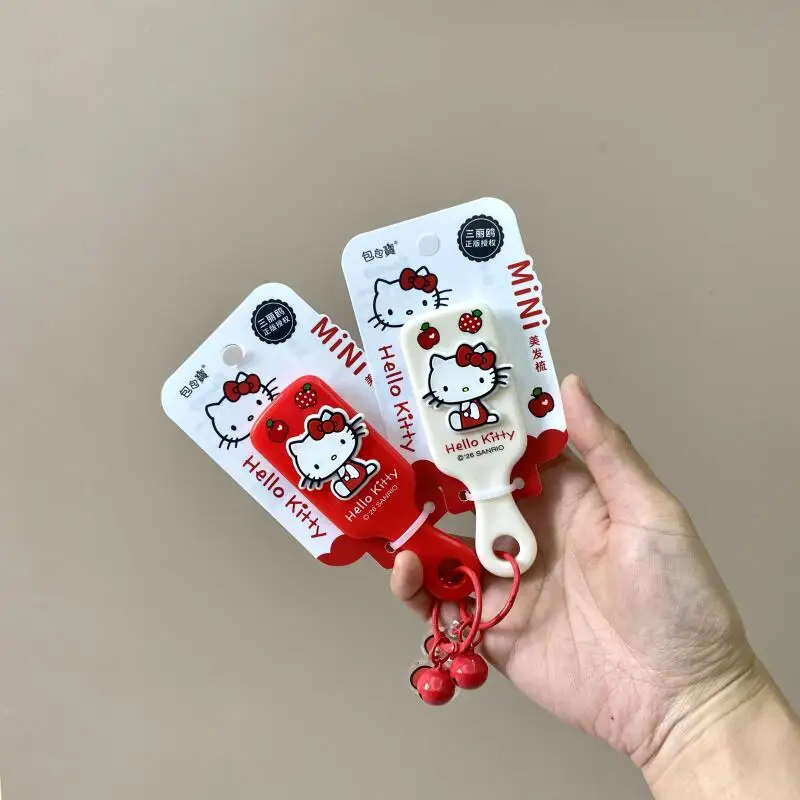 

Sanrio Hellokitty Small Airbag Comb for Girls Going Out, Cute Cartoon Kawaii Children Portable Hairpin Comb Children's Gift