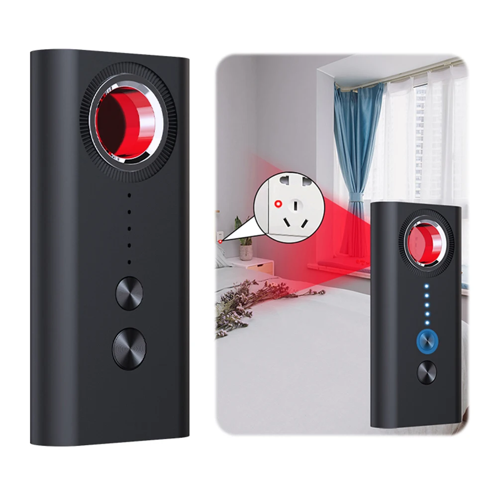 كاشف الكاميرا، الحماية الأمنية، جهاز مخفي، كاشف GPS، ماسح إشارة لاسلكي، مكتشف الكاميرا للسفر والمكتب والفندق #1