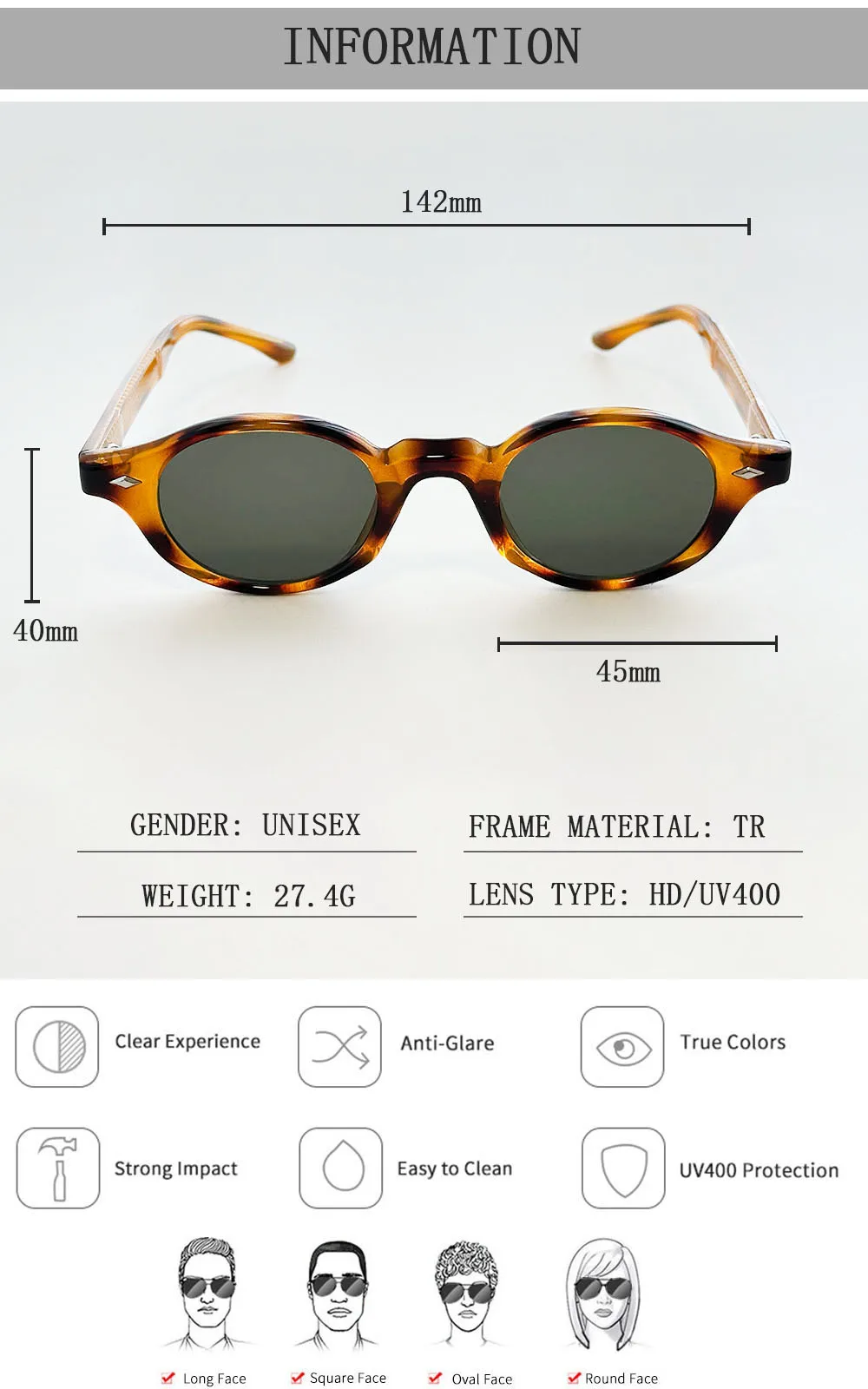 Vintage Sonnenbrillen Für Männer Oval Mode Sonnenbrillen Outdoor Oculos Urlaub Gläser Sonnenbrille Dropshipping Gafas Lentes Lunette – Detail 13