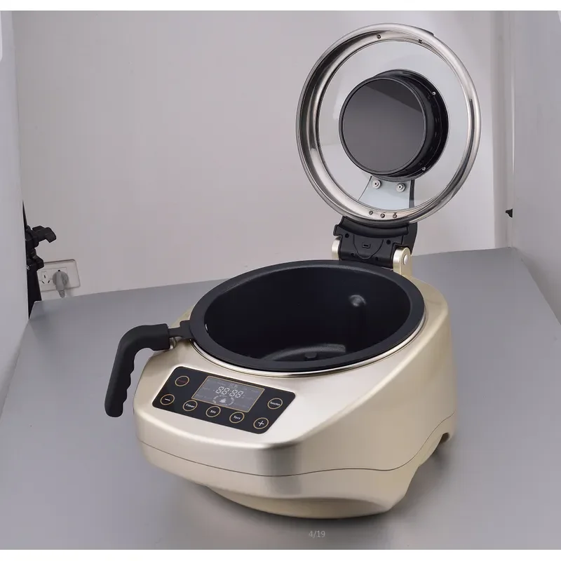 for Sixth Generation Intelligent Cooking Robot Automatic Electric Wok Smokeless Cooking Pot Kitchen Appliances