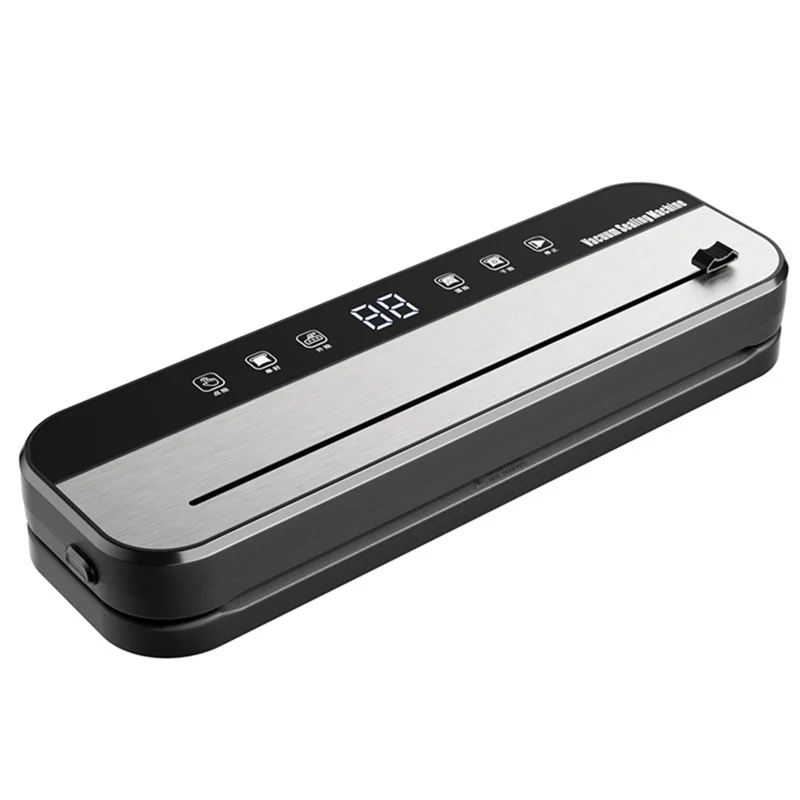 

【RABATT】75Kpa Compact Vacuum Sealer Machine For Food Vacuum Sealer For Food External Sliding Blade Vacuum Sealer EU Plug