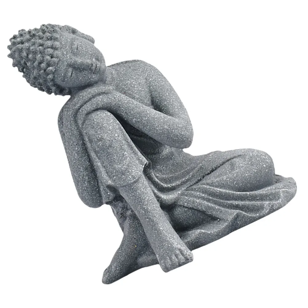 

Buddha Statue Figurines Zen Bonsai Decor Balcony Room Office Relaxation Serenity iental Decor Statues Goth
