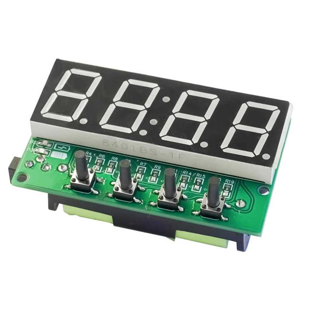 DIY elektronische Uhr Multifunktions-Digitaluhr mit Netzteilkabel DIY elektronisches Lötset