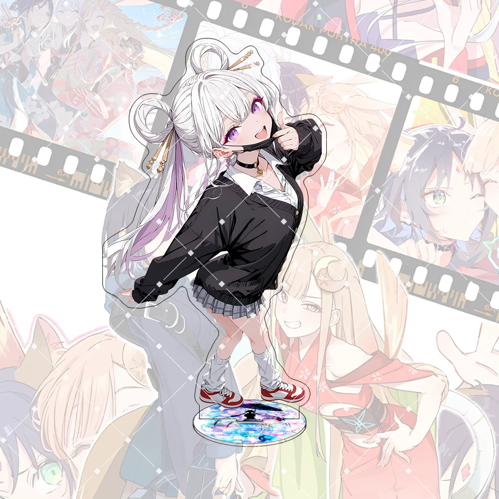 Anime Cosmic Princess Kaguya! 15CM Acrylic Stand Keychain Anime Figure Sakeyori Kanaha Kaguya Cute Desk Decor Pendant Gift