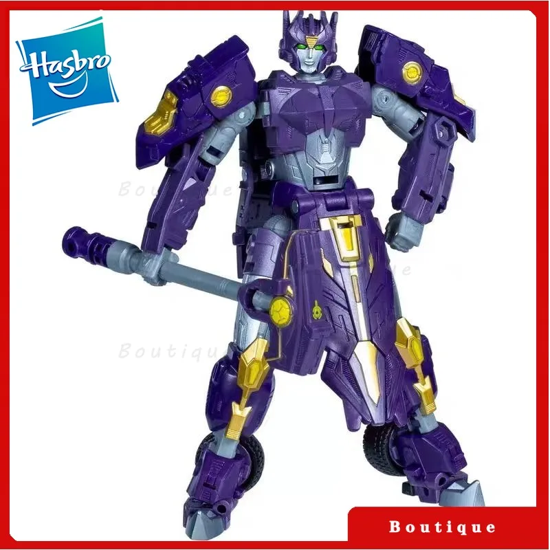 En stock Hasbro Transformers juguetes Age Of The Primes Deluxe Class Solus Prime Anime Autobots pasatiempos regalos coleccionables