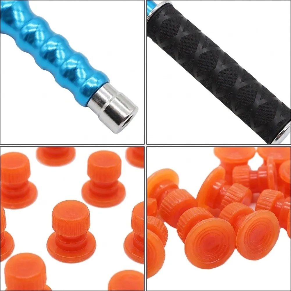 Body Dent Repair Slide Hammer System Compatible with Standard Pull Tabs for DIY and Professional Automotive Restoration