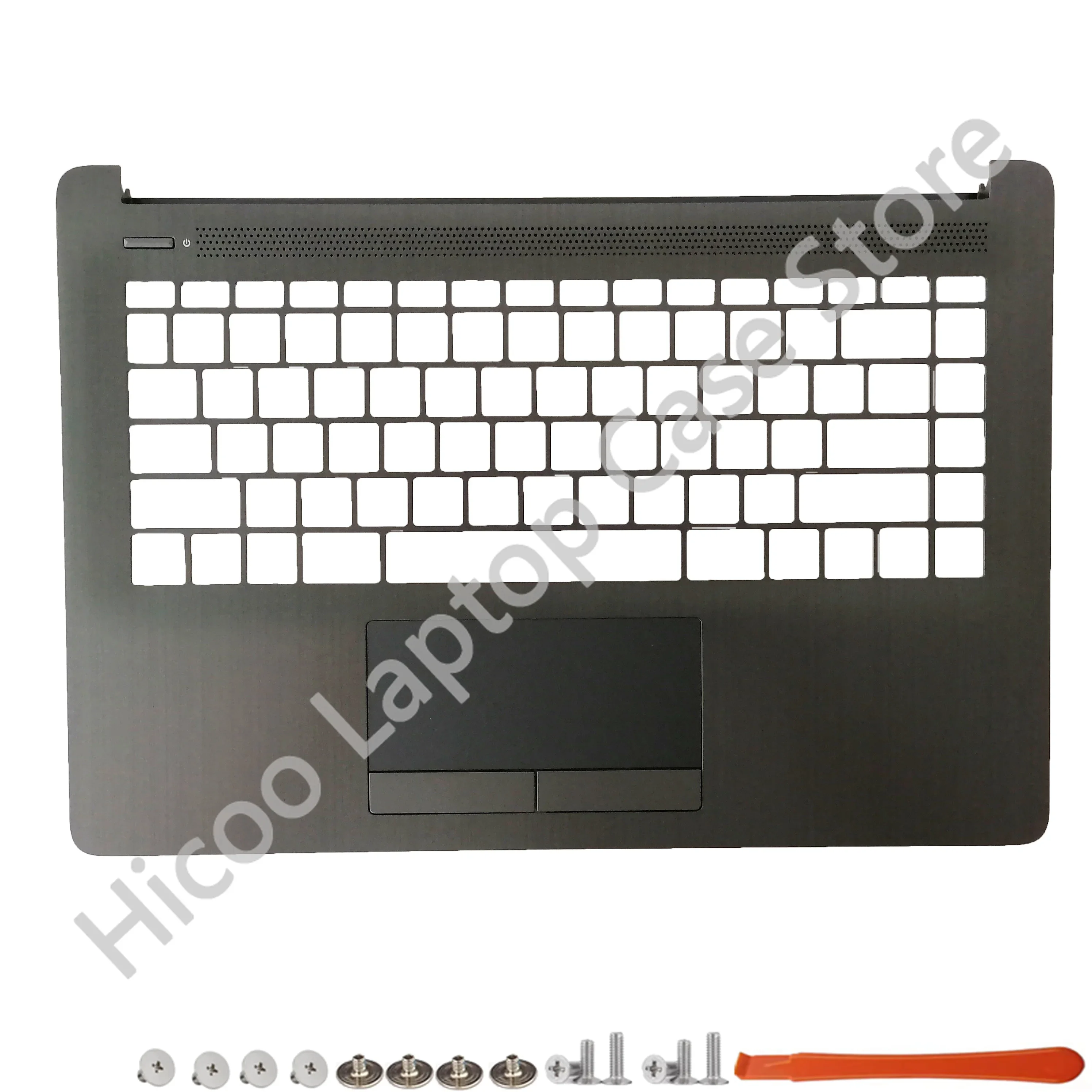 Nowość dla HP 14-cm 14-CK 240 245 246 serii G7 LCD do laptopa tylna pokrywa/pokrywa przednia/palmgest/dolna obudowa L44056-001 czarna