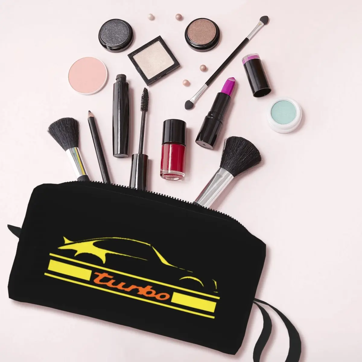 Turbo 911 Makeup Bag Cosmetic Organizer Storage Dopp Kit for Women Beauty Travel Pencil Case