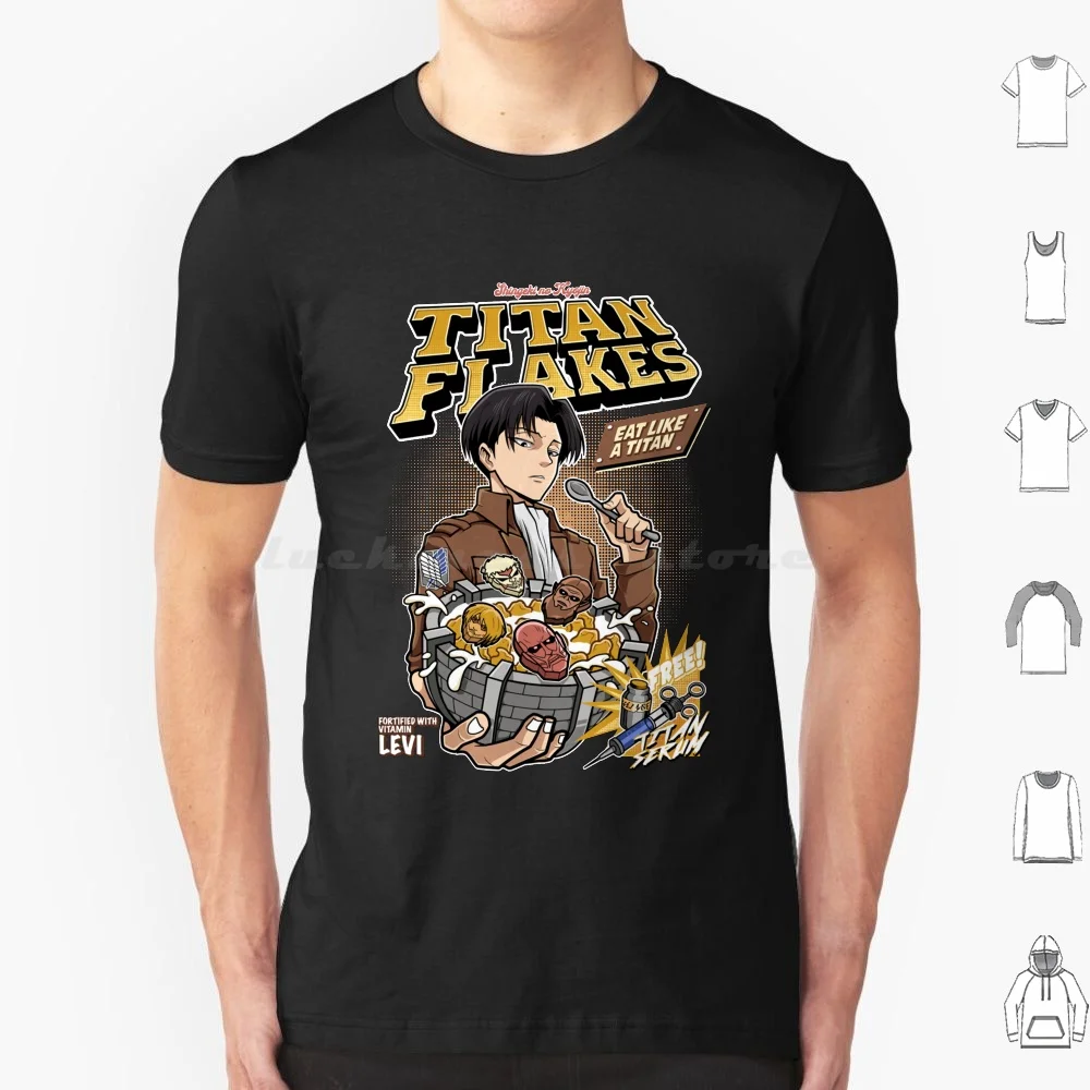 Titan Flakes ( Shingeki No Kyojin ) T Shirt Cotton Men Women DIY Print Titans Shingeki No Kyojin Colossal