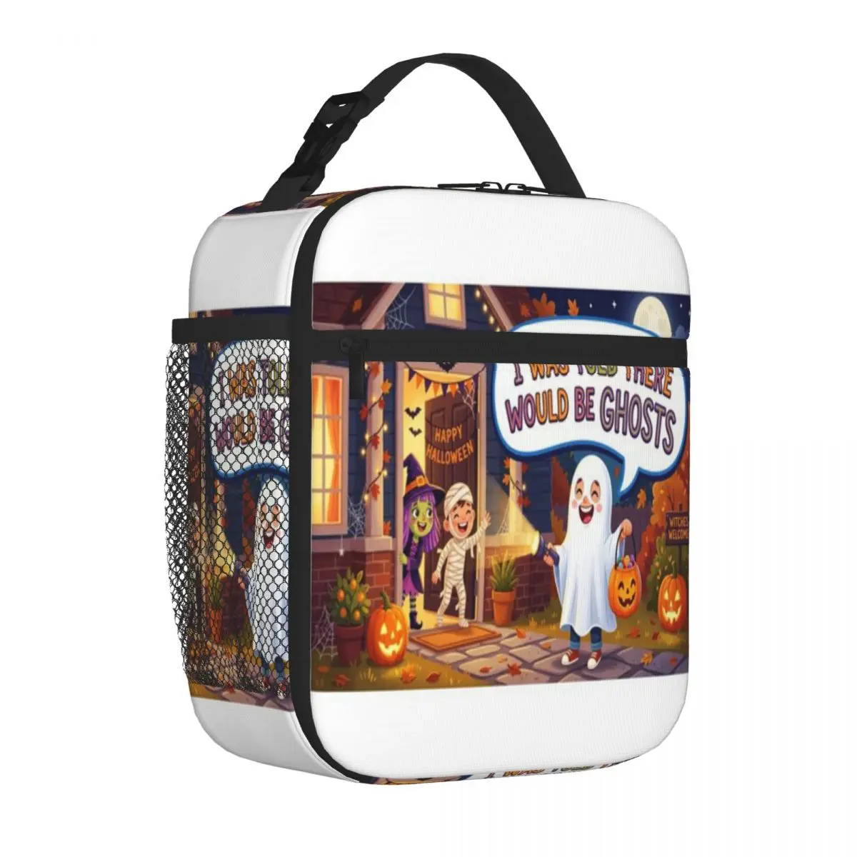 Hot Sale I Was Told There Would Be Ghosts On Halloween Outdoor Style Bento Bag Auto Travel Snack Bag
