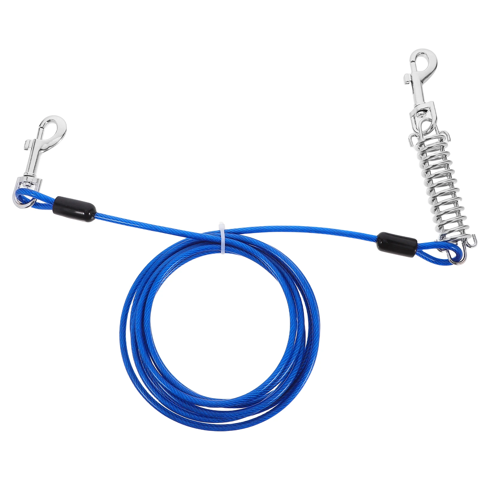 

Heavy Duty Dog Leash 360 Degree Swivel Hook Shock Absorbing Spring Quick Connect Snap Clasp For Small Medium Pets Outdoor Hiking