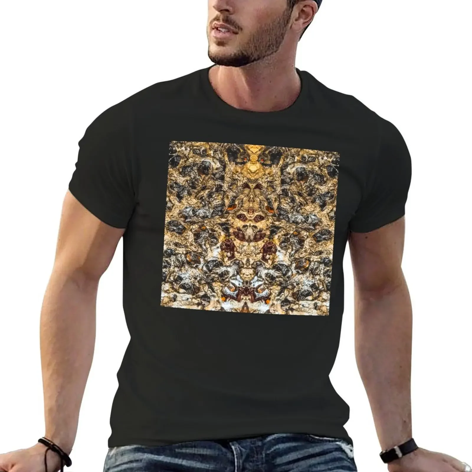 Fire Shaman T-Shirt vintage clothes anime figures boys animal print quick-drying heavyweight t shirts for men