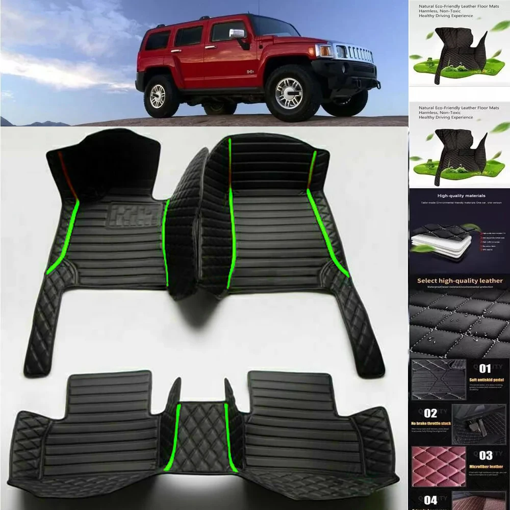 

For Suzuki Grand Vitara 2005-2022 Years Auto 5D Custom Car Floor Mats Carpets Foot Coche Accessorie floor liners
