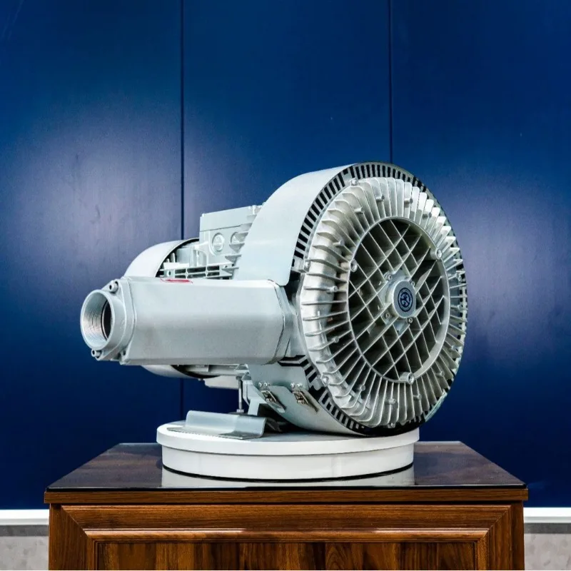 

Double impeller vortex high pressure fan, double stage booster vortex air pump