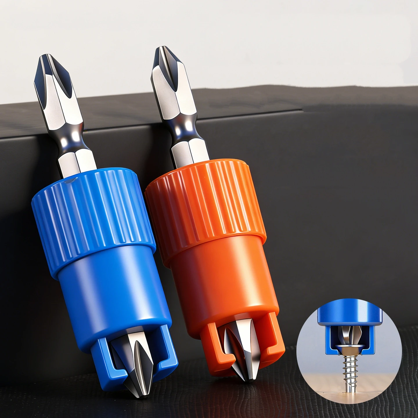 Spring-Loaded Screw Holder Drill Bit Anti-Drop Screwdriver Bit Fixing Clamp Set Screw Holder Drill Bit Phillips Screwdriver Bit