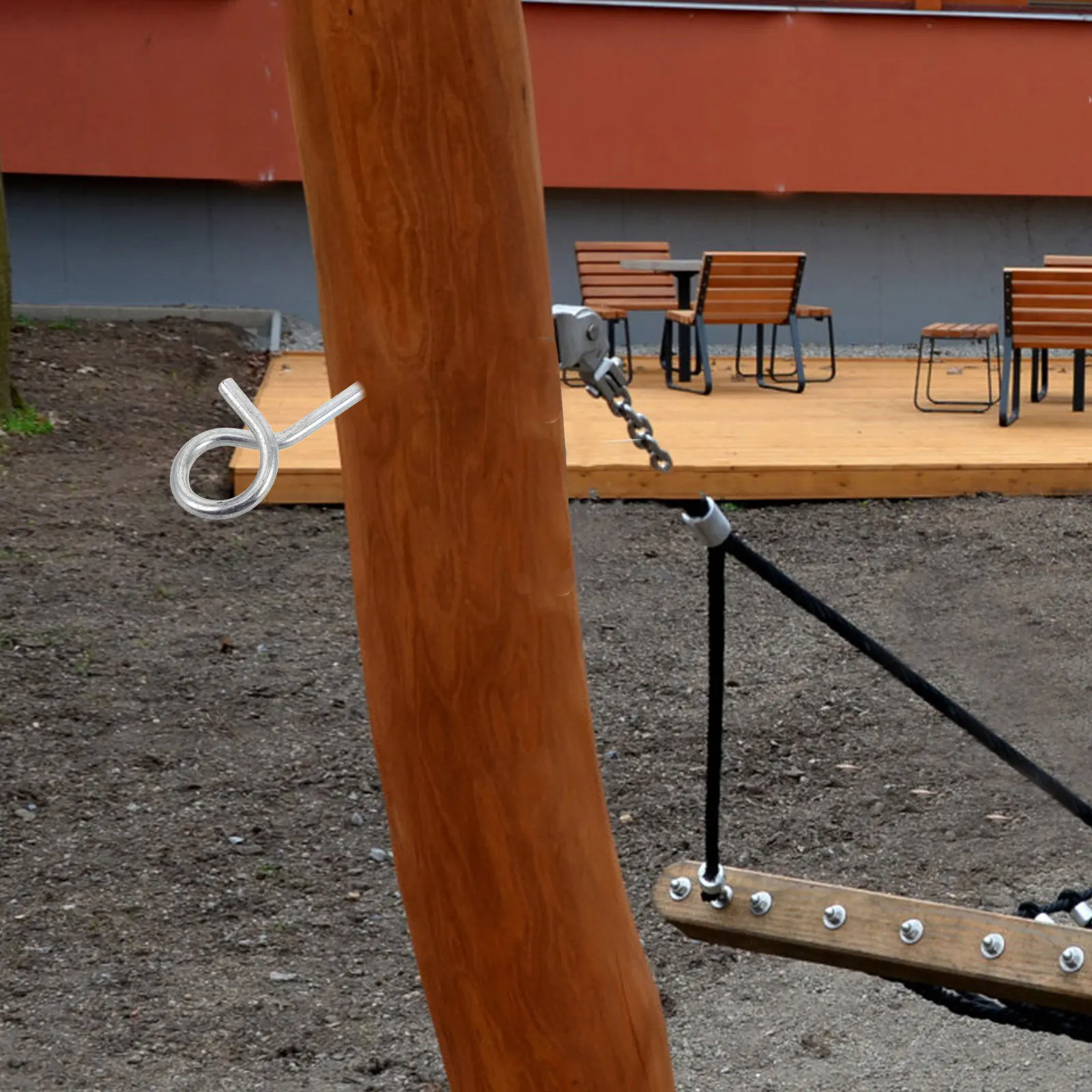 

2Pcs Swing Hangers Heavy Duty Metal Eye Hooks for Indoor Outdoor Use Comfortable Design Versatile Installation High Load