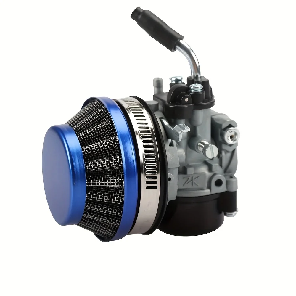 Motorcycle 19mm Carb Carburetor with 58mm Air Filter For 50 60 80cc Motorized Bicycle 47cc 49cc 2-Stroke Engine Mini Moto Pocket