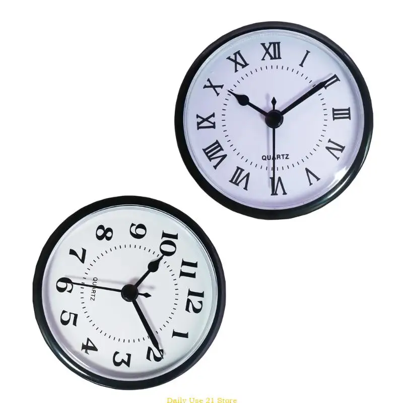 

Mini Clock Insert 90mm Round Quartzs Clock Fitup Movement Mini Clock Head