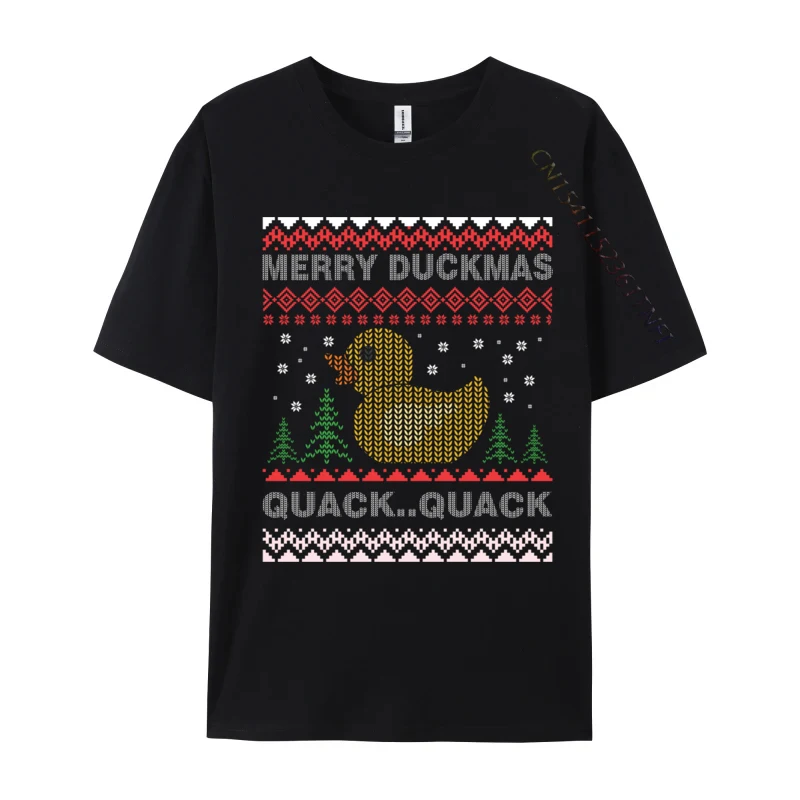 

Rubber Duck Christmas Merry Duckmas Ducky Duckie T-Shirts Clothing 100% Cotton Classic Men Tees T Shirt