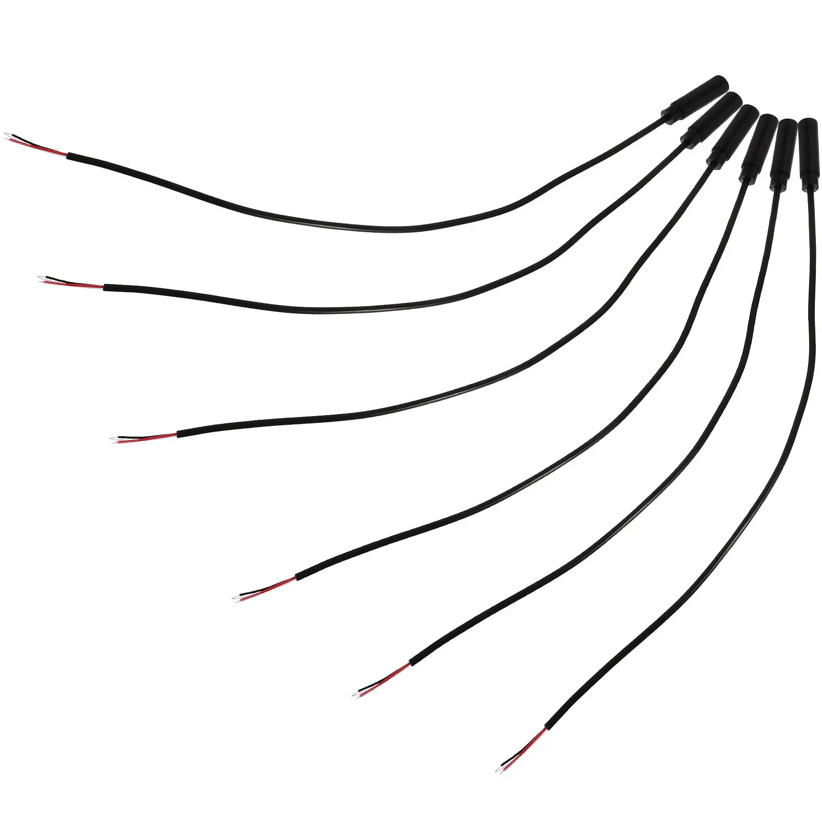 

6Pcs Audio Cable 3.5mm Female Connector Copper Premium Replacement Repair Wire for Headphone Speaker Insulated PVC Wire
