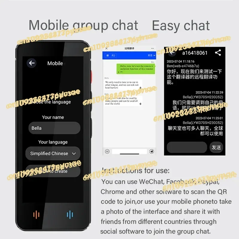 2025 Multilingual Translator Simultaneous Translation Offline Intelligent English Learning Travel Abroad Voice Translator